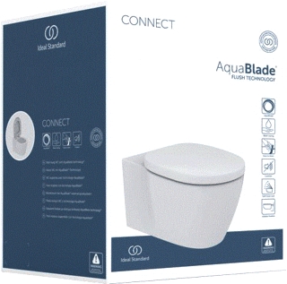 Connect Aquablade combipack wandcloset + SC zitting IS